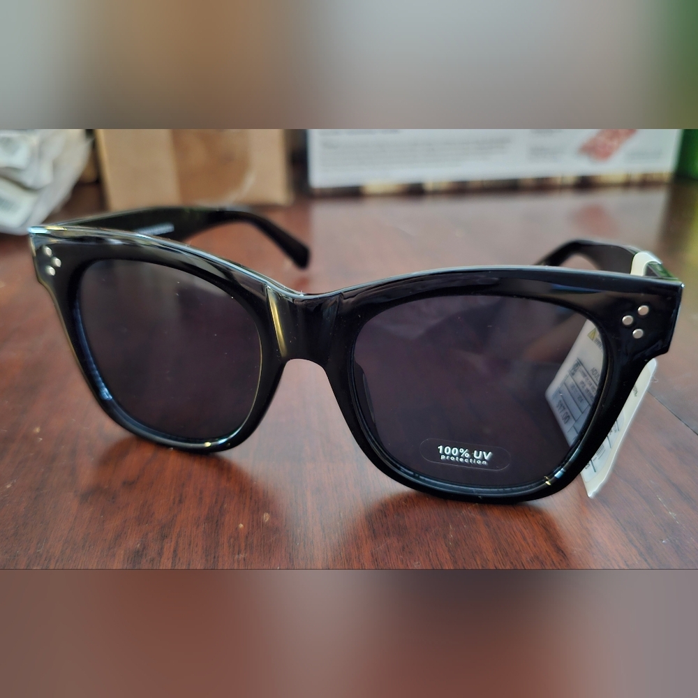 A New Day Women's Sunglasses Black Oversized